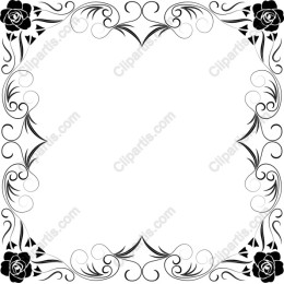 Elegant Floral Frame