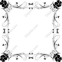 Elegant Floral Frame