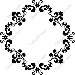 Elegant Black Decorative Frame