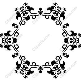 Elegant Floral Decorative Frame