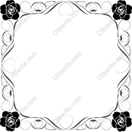 Elegant Floral Frame