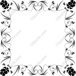 Elegant Floral Frame