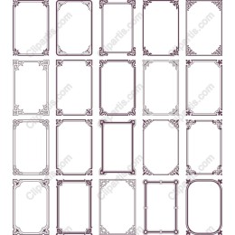 Elegant Vintage Frame Set