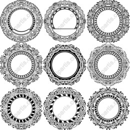 Ornate Vintage Frame Pack