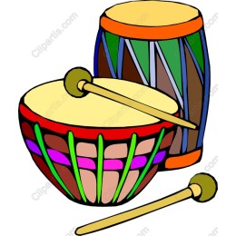 Vibrant Traditional Drum