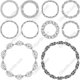 Elegant Floral Wreaths Collection