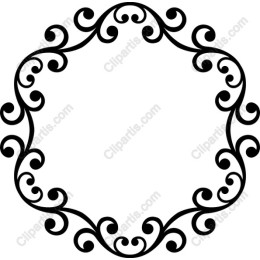 Elegant Swirling Frame