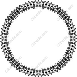 Black and White Ornate Mandala