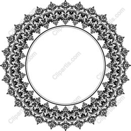 Exquisite Ornate Mandala Frame