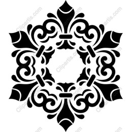 Elegant Black Floral