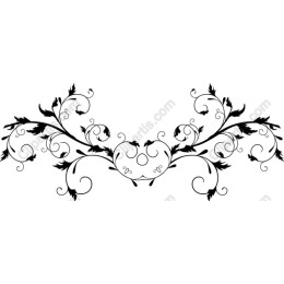 Ornate Floral Vine Clipart