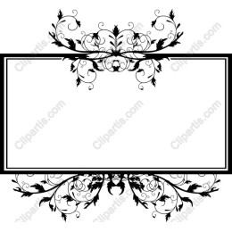 Vintage Ornate Floral Frame