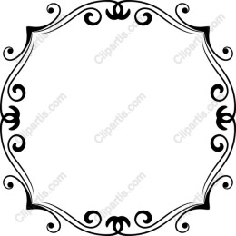 Vintage Swirl Frame