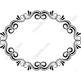 Elegant Black and White Frame