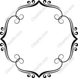 Elegant Swirl Frame