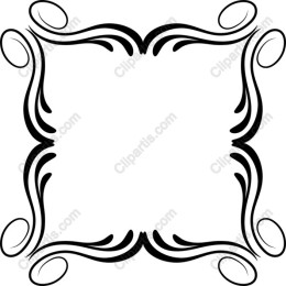 Elegant Decorative Frame in Black