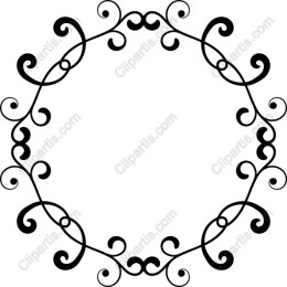 Elegant Ornate Swirl Frame
