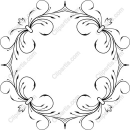 Elegant Floral Decorative Frame