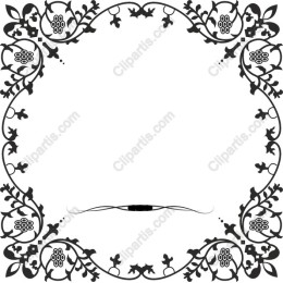 Elegant Floral Frame
