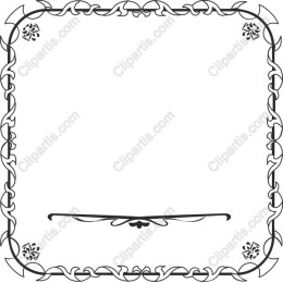 Exquisite Vintage Floral Frame