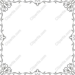Ornate Floral Frame