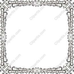 Ornate Floral Frame