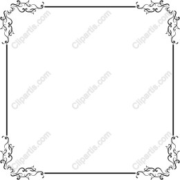 Vintage Floral Border