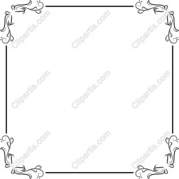 Floral Corner Frame