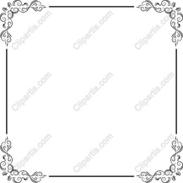 Elegant Ornate Border Frame