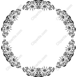 Elegant Ornate Floral Frame