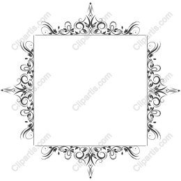 Elegant Ornate Decorative Frame and