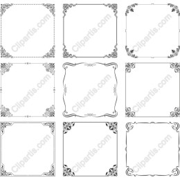 Ornamental Frame Collection - Elegant Decorative Borders