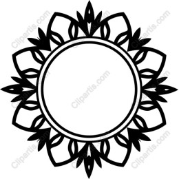 Elegant Decorative Floral Frame
