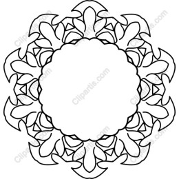 Elegant Mandala Frame