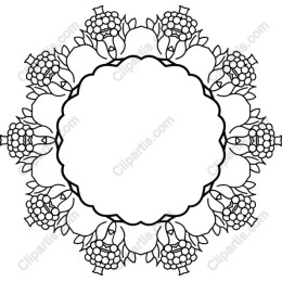 Floral Decorative Frame