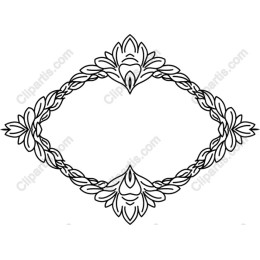 Elegant Floral Decorative Border