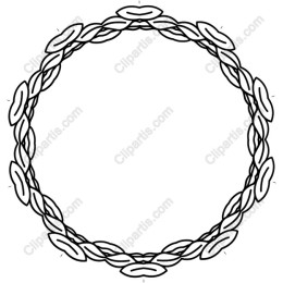 Elegant Hand-Drawn Circular Frame