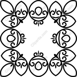 Elegant Floral Border