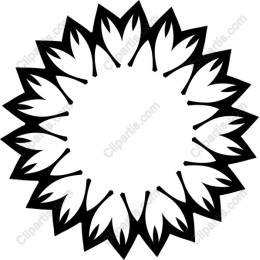Elegant Floral Outline
