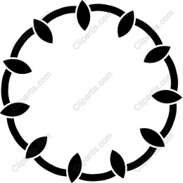 Stylized Leaf Circular