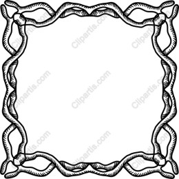 Intricate Rope Decorative Border
