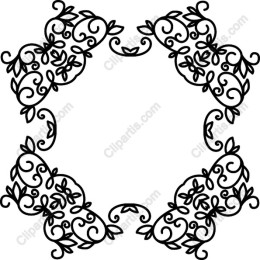 Elegant Floral Frame