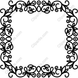 Elegant Floral Border