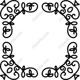 Decorative Floral Frame