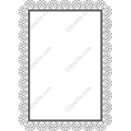 Elegant Floral Border