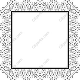 Elegant Swirling Frame