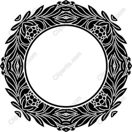 Floral Mandala Frame