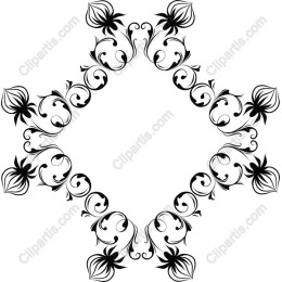 Ornamental Floral Frame