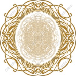 Elegant Ornate Gold Frame
