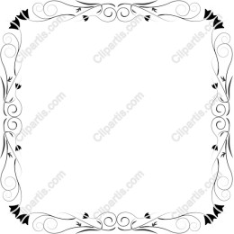 Elegant Floral Decorative Frame